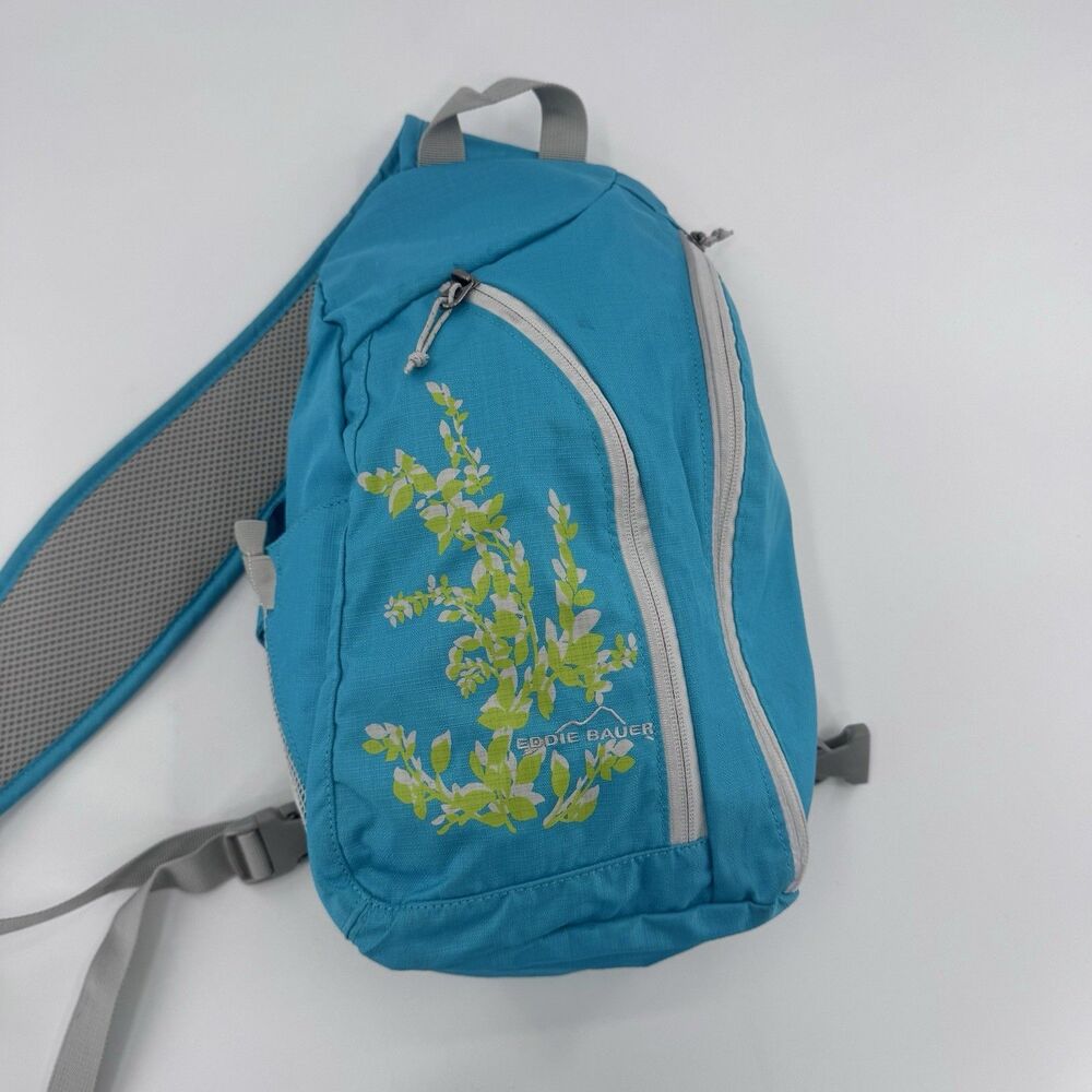 Eddie Bauer Ripstop Shoulder Sling Pack Crossbody Padded Strap Fast Shipping View 5